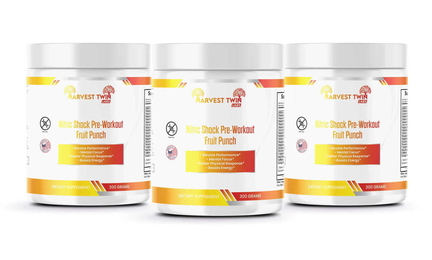 Harvest Twin Labs Nitric Shock Pre-Workout (Fruit Punch)