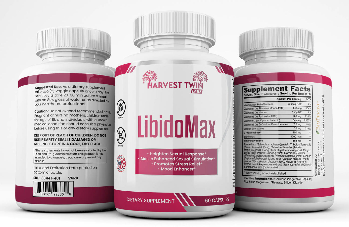 Harvest Twin Labs LibidoMax Female Mood Enhancement