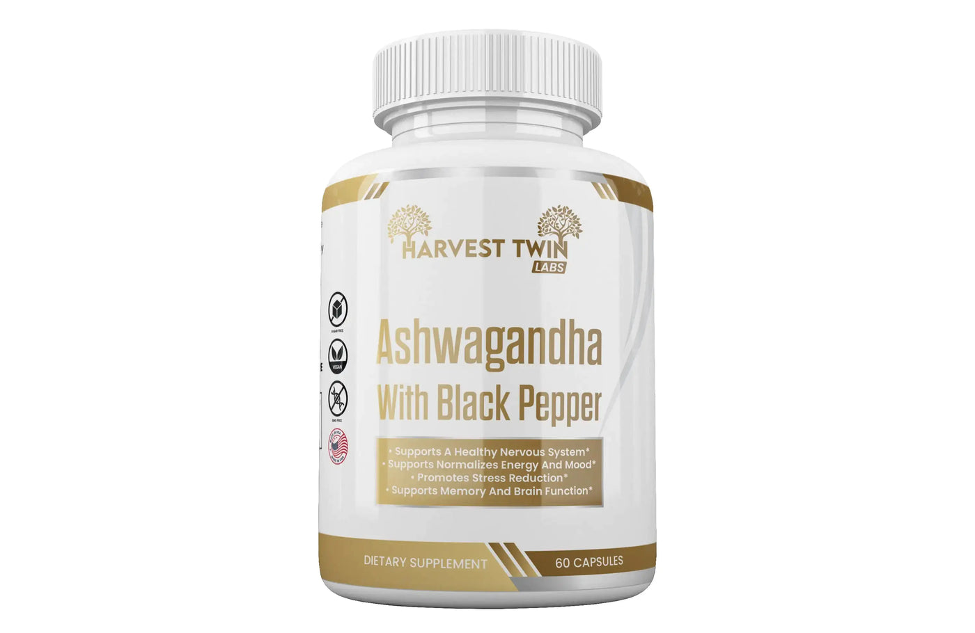 Harvest Twin Labs Ashwagandha with Black Pepper