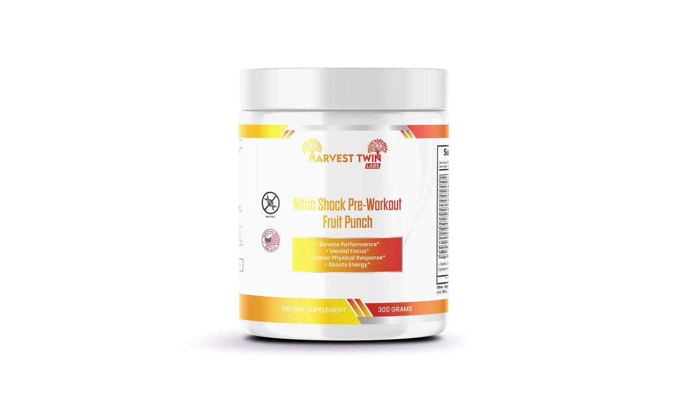 Harvest Twin Labs Nitric Shock Pre-Workout (Fruit Punch)